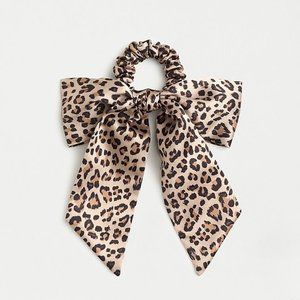 NEW - J.Crew Satin scrunchie with bow